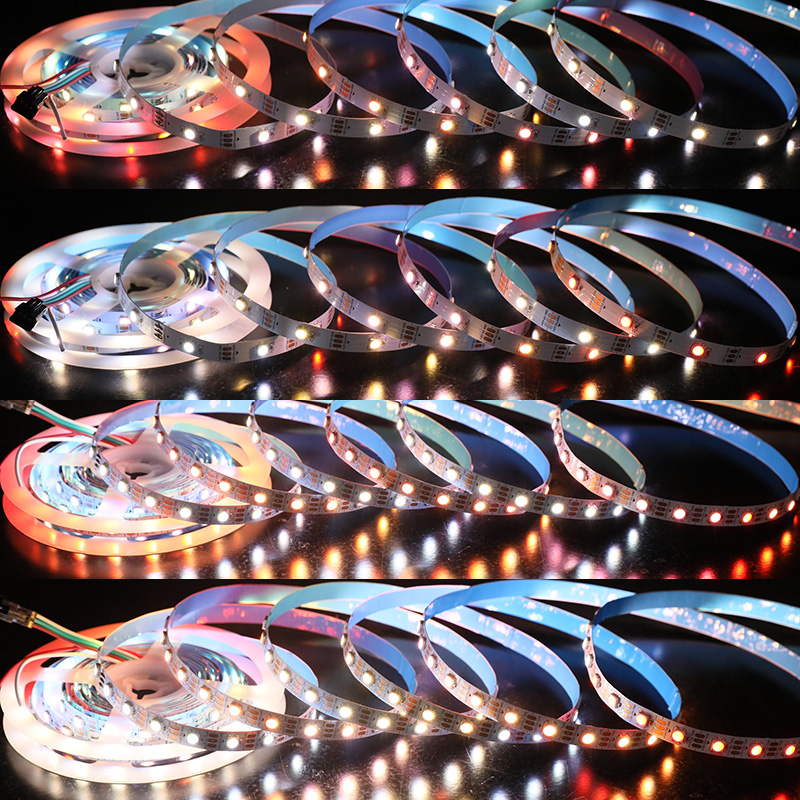 12V Individually Addressable SK6812 1800K to 6500K WWA LED Strip 12V Individually Addressable SK6812 1800K to 6500K WWA LED Strip
